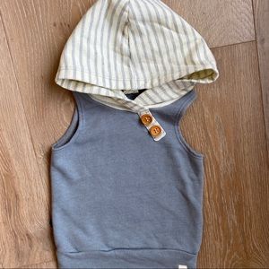 Lulu + Roo sleeveless Hoodie